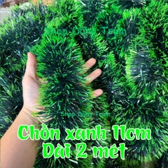 Dây Chồn Tuyết rộng 9cm 11cm to dài 2m Trang Trí Noel Giáng Sinh siêu đẹp