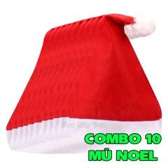 Combo 10 Mũ Noel Vải Nỉ Mỏng Hóa Trang Noel