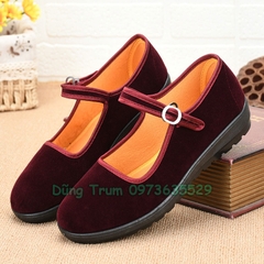 Giày Bệt Nhung Nữ Hàng Đẹp Đi Cực Êm