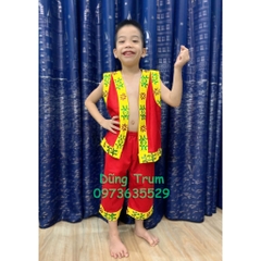 Trang phục dân tộc Mèo nam cho học sinh mầm non tiểu học