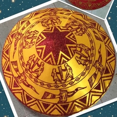 Bọc nón lá biểu diễn, bọc nón sao vàng đầy đủ các mẫu họa tiết siêu đẹp