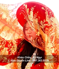 Khăn chúa Mẫu Đệ Nhất, Mẫu Đệ Nhị, Mẫu Đệ Tam, khăn hầu giá Mẫu, phụ kiện hầu đồng