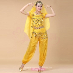Trang phục múa Ấn Độ người lớn mẫu Quần dây kết hợp Áo cộc