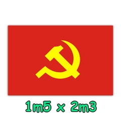 Cờ Đảng kích thước to 1m5 x 2m3