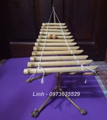 Đàn T’rưng mini biểu diễn, đàn Tơ rưng, đàn cho bé siêu đẹp