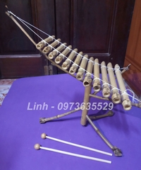 Đàn T’rưng mini biểu diễn, đàn Tơ rưng, đàn cho bé siêu đẹp