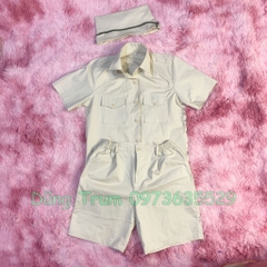 Trang phục lính kiểu Pháp chất liệu kaki dày đẹp