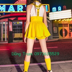 Bộ nhảy hiện đại KPOP siêu đẹp, trang phục nhảy nhóm Aerobic cho bé