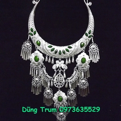 Vòng Cổ mặt dây chuyền lớn, kiềng cổ trang sức hầu đồng biểu diễn DT004