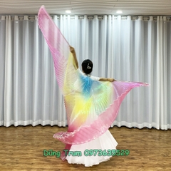 Cánh múa belly dance 3 màu, cánh múa bụng biểu diễn