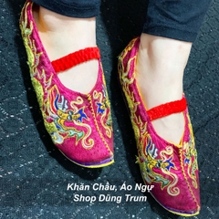 Giày hầu đồng chúa hoàng, hài quan lớn, phụ kiện hầu đồng