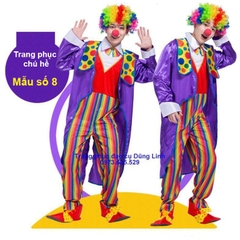 Trang phục chú hề, bộ quần áo hóa trang chú hề hài hước