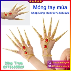Hộ chỉ móng tay cổ trang, móng tay múa phật (10 móng - 2 bàn tay)