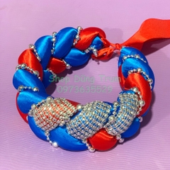 Mấn đội đầu cô dâu, vấn đội đầu áo dài, mấn kết đá phụ kiện cưới cực đẹp