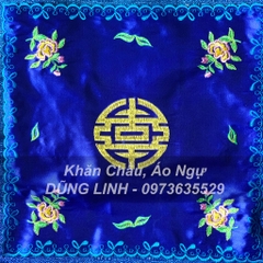 Khăn tay dâng trà hầu đồng, phụ kiện hầu, khăn chầu áo ngự