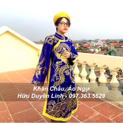 Áo hầu giá Chầu Lục, hầu đồng Chầu Lục Cung Nương - vị Thánh Chầu anh linh trong hàng Tứ Phủ Chầu Bà