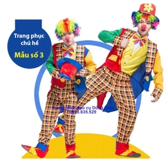 Trang phục chú hề, bộ quần áo hóa trang chú hề hài hước