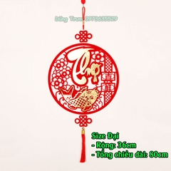 [Tặng Móc Treo] Dải chữ đỏ Tết Phúc Lộc Thọ treo trang trí Tết decor siêu đẹp 2024