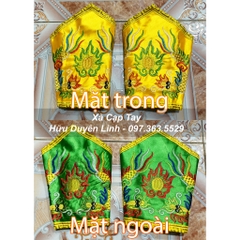 Xà cạp tay chân phụ kiện hầu giá, xà cạp kết hợp trang phục hầu đồng