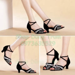 Giày Khiêu Vũ Dance Sport, Giày Nhảy Latin Người Lớn KV23