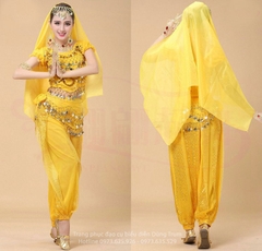 Trang phục múa Ấn Độ người lớn mẫu Quần dây kết hợp Áo cộc