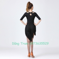 Áo khiêu vũ Latin co giãn thấm hút mồ hôi cực tốt mặc được 2 mặt siêu đẹp