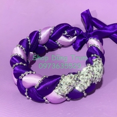 Mấn đội đầu cô dâu, vấn đội đầu áo dài, mấn kết đá phụ kiện cưới cực đẹp