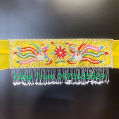 Đai cườm hầu đồng họa tiết thêu phượng cực đẹp hầu giá Thánh