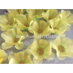 Hoa múa biểu diễn có chun cầm dưới đế, hoa giả múa chất liệu nan sắt cực bền