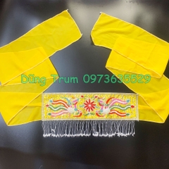 Đai cườm hầu đồng họa tiết thêu phượng cực đẹp hầu giá Thánh