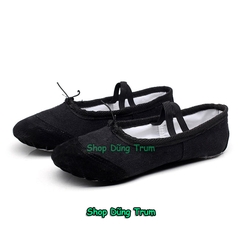 Giày múa bale bọc mũi da lộn chuẩn đẹp (Size 34 -> 45)