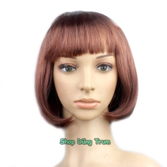 Tóc giả hóa trang kiểu Bob đủ màu sắc