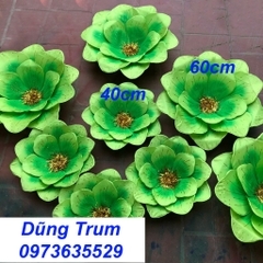 Hoa múa biểu diễn màu xanh siêu đẹp chất liệu làm từ nan sắt đàn hồi cực bền