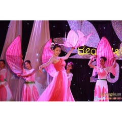 Cánh sen múa biểu diễn, đạo cụ cánh sen biểu diễn kích thước