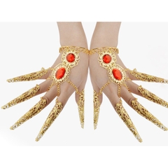 Hộ chỉ móng tay cổ trang, móng tay múa phật (10 móng - 2 bàn tay)