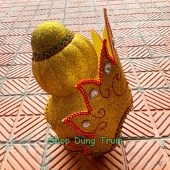 Mũ dân tộc Chăm hóa trang biểu diễn cực đẹp