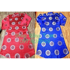 Trang phục hầu đồng Quan Lớn, hầu giá Ngũ Vị Tôn Quan, mặc lễ mừng thọ chất liệu vải gấm cao cấp, họa tiết nhẹ nhàng