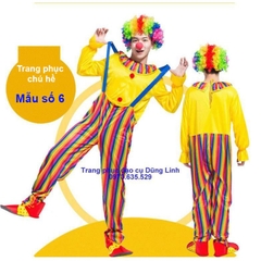 Trang phục chú hề, bộ quần áo hóa trang chú hề hài hước