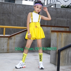 Bộ nhảy hiện đại KPOP siêu đẹp, trang phục nhảy nhóm Aerobic cho bé