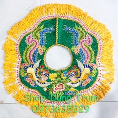 Xây hầu đồng vải gấm họa tiết thêu tay chất lượng cực đẹp, xây cổ hầu giá Thánh, phụ kiện hầu đồng hầu giá