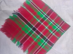Khăn len vuông kẻ dân tộc đội đầu 80*80cm, khăn đội đầu du lịch thiếu nữ dân tộc