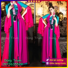 Trang phục áo dài cách điệu múa biểu diễn cho nhóm vũ đoàn câu lạc bộ