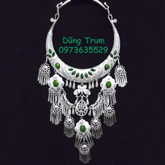 Vòng Cổ mặt dây chuyền lớn, kiềng cổ trang sức hầu đồng biểu diễn DT004