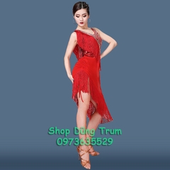 Váy nhảy khiêu vũ Latin người lớn, đầm khiêu vũ siêu đẹp cho nhóm nhảy vũ đoàn D1821