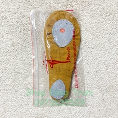 Giày bale múa, giày ballet màu da lạc đà mềm mại