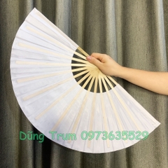 Quạt múa một màu nan tre cơ bản
