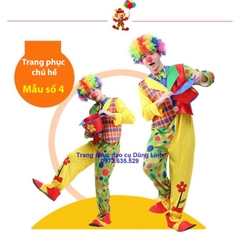 Trang phục chú hề, bộ quần áo hóa trang chú hề hài hước