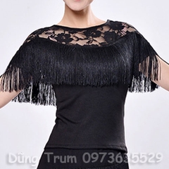 Áo Khiêu Vũ Tua Rua Nhảy Latin DanceSport Cực Đẹp