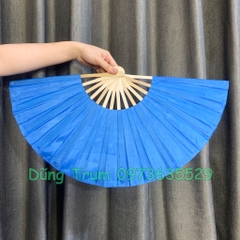 Quạt múa một màu nan tre cơ bản