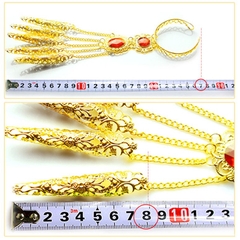 Hộ chỉ móng tay cổ trang, móng tay múa phật (10 móng - 2 bàn tay)